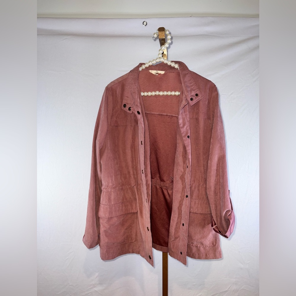 Soft dark blush jacket